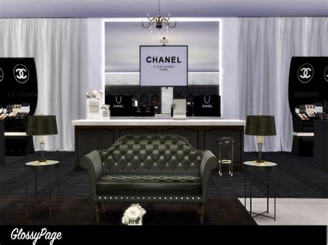 the sims 4 chanel store|sims 4 chanel decor.